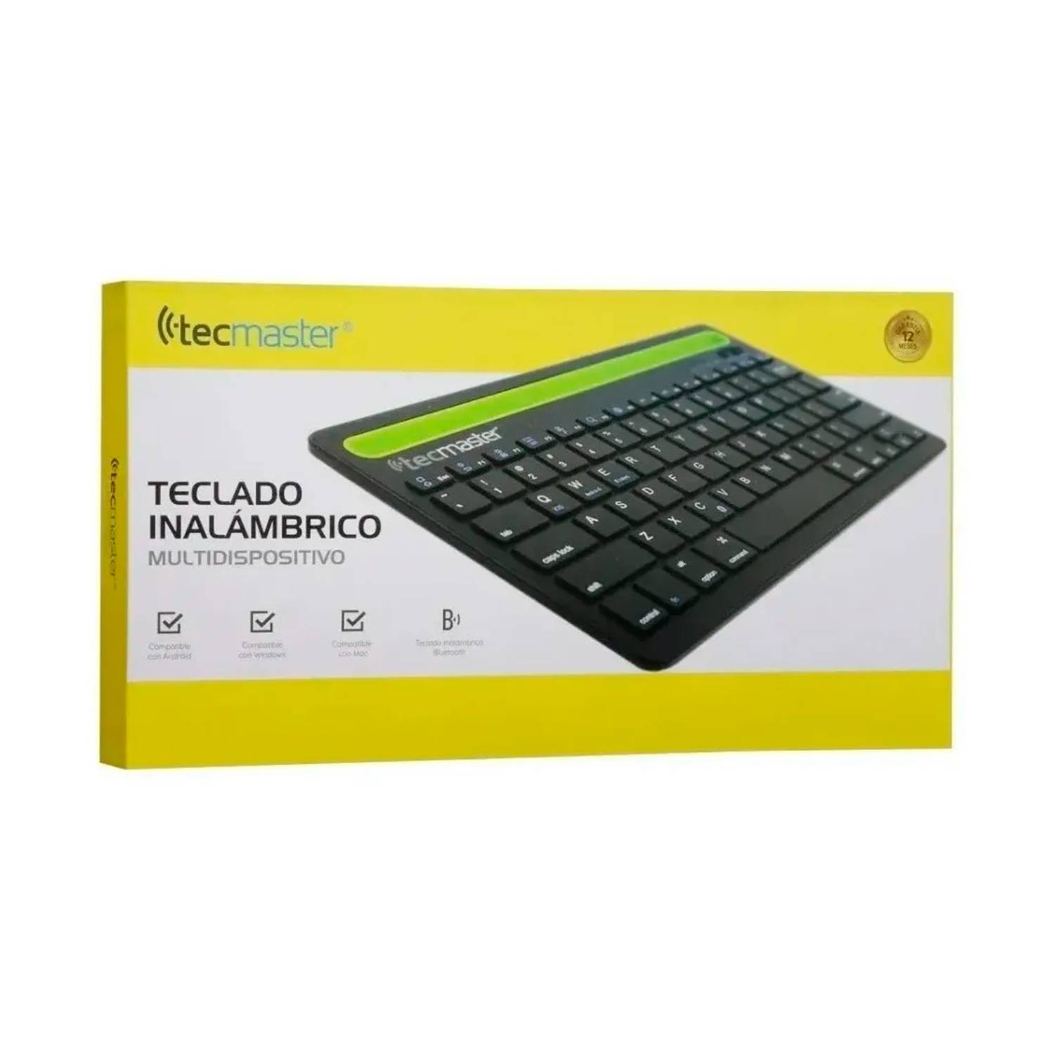 Teclado Tecmaster Bluetooth PC-Mac-Tablet