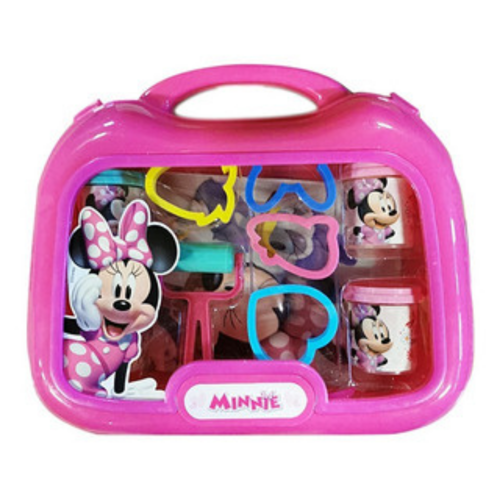 Minnie Mouse Set de Masas Maleta Plástica 11 Piezas