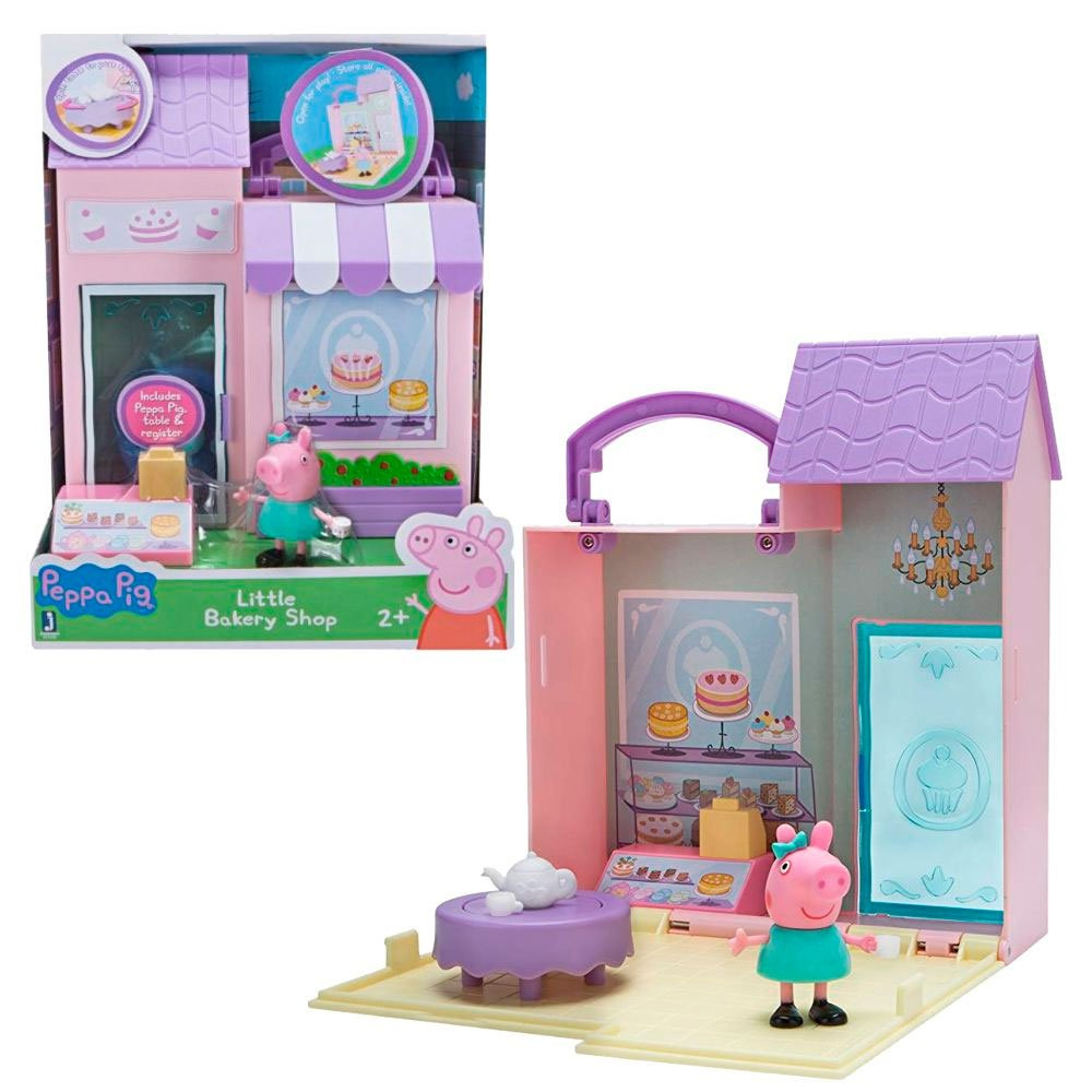 Peppa pig cheap bakery shop playset